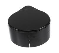 MOLUCKFU Cocktail Salt Box Three Sugar and Juice Container for Home Bars Restaurants and Picnics for Margarita Rims and Seasoning Spices Black Design