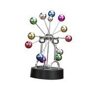 MOLUCKFU Creative Colorful Ferris Wheel Ornament Perpetual Motion Desk Decor USB Battery Dual Use Artistic Tabletop Sculpture for Home Living