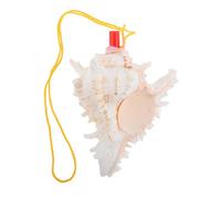 MOLUCKFU Decorative Conch Shell Whistle Natural Sea Shell Horn for Unique Home Decor and Functional Blowing Emits Melodious Sound for Relaxation and Decoration