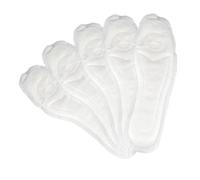 MOLUCKFU Disposable Sweat Absorption Insoles 10 Pairs, Cotton Foot Care Cushions for Size 43-44, Breathable Comfortable Inserts for Outdoor and Daily Use Assorted Style