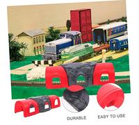 MOLUCKFU DIY Train Tunnel Model for Realistic Plastic Railway Cave Accessory Pretend Play Easy to Install for Model Railroad Layouts and Scenic Building