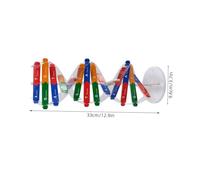 MOLUCKFU Dna Model Kit Educational Science for Human Genes Double Helix Assembly Build Interactive Stem Learning Instrument for Classroom and Home Study Random Color