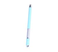 MOLUCKFU Double Stylus for Phone and Tablet, Metal Capacitive Touch Screen Pen Disc Tip, Active Dual-end Handwriting Stylus for Laptops and Smartphones, Blue, Compatible Touchscreen Devices