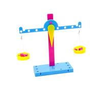 MOLUCKFU Educational DIY Lever Balance Scale Science Experiment Stem Learning Tool for Weight Comparison and Practical Skills Development