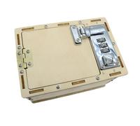 MOLUCKFU Educational DIY Password Lockbox for Mechanical Puzzle Box Craft Kit for Hands Learning and Logical Thinking Development Safe Wood Material Birthday Boys