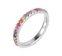 MOLUCKFU Elegant 18k Gold Plated Couple Promise Ring Delicate Craftsmanship, Unique Fashion Finger Jewelry for Wedding Celebration and Anniversary