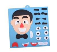 MOLUCKFU Facial Puzzle for Early Development Learning Emotions and Hand-Eye Coordination Sturdy Comfortable Cloth
