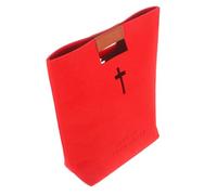 MOLUCKFU Felt Tote Bag for Bible Storage Large Capacity Bible Carrying Case Stylish Felt Handbag for Daily Use Versatile Church and Grocery Tote and Easy to Clean Design