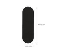 MOLUCKFU Fingerboard Grip Tape 10 Pcs Black Foam Non-Slip Stickers for Finger Skateboard Control with Reliable Adhesive (31mm x 96mm)
