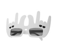 MOLUCKFU Fun Fingers Eyewear Prop for Birthday Parties Lightweight Plastic Photo Booth Glasses Portable Novelty Decoration for Festive Celebrations and Instant Fun Capture