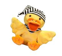 MOLUCKFU Funny Cartoon Hand Puppet Duck for Storytelling and Interactive Play Doll for Soft Cloth Puppet for Bedtime Stories and Family Bonding