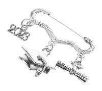 MOLUCKFU Graduation Time 2023 Brooch Graduation Lapel Pin with Practical Safety Pin and Alloy Material Unique Graduate Party Favour for Bags and Hats