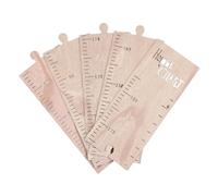 MOLUCKFU Growth Chart Wall Sticker Height Ruler 40-180cm DIY Wooden Growth Chart for Nursery and Room Decor Wall-Adorned