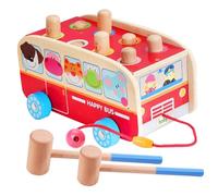 MOLUCKFU Hammer for Early Educational Pounding Game Color Cognition Development Funny Accessory for Concentration and Reaction Training