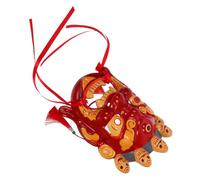 MOLUCKFU Hand-carved Tibetan Opera Mask Resin Traditional Asian Festival Cosplay Mask Lightweight Painted Ethnic Tribal Role Play for Chinese Performance and Carnival Celebrations