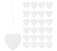 MOLUCKFU Heart-Shaped Felt Air Freshener Sheets Sublimation Blanks Set 50 Pieces 5 Elastic Straps DIY Heat Transfer Air Freshener for Car and Home