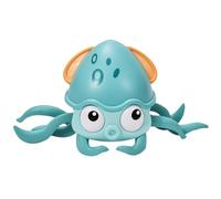 MOLUCKFU Interactive Sound and Light Crawling Octopus for Babies, Educational Simulation Walking Octopus with Obstacle Avoidance, Sensory Crawling for Development