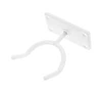 MOLUCKFU Ironing Board Hanger Wall Mounted Hook White Sturdy Iron Holder Rack Universal Storage for Household Laundry Room Organizer