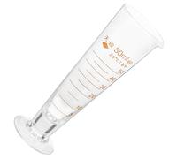 MOLUCKFU Laboratory Glass Graduated Cylinder Base Stable Measuring Cup with Scale Wear-Resistant Chemistry Glassware for Precise Liquid Measurement