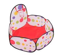 MOLUCKFU Large Ball Pit Tent with Basketball Hoop Portable Indoor Outdoor Playhouse for Safe for Boys and Educational and Fun Activity Pool