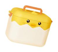 MOLUCKFU Large Capacity Household Medicine Case with Handle Compartments Portable Organizer for Home and Outdoor Use Easy to Open and Carry