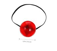 MOLUCKFU Light Up Red Clown Nose with Elastic Band Glowing Circus Cosplay Prop for Halloween Birthday Parties Stage Performances and Festive Events