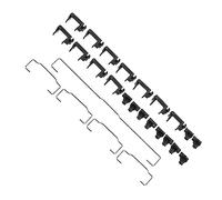 MOLUCKFU Mechanical Keyboard Stabilizer Bar with Stainless Steel Wire for 2u and 6.25u Keys, Professional Technology for Long-lasting Use, Suitable for Gh60 87 Keyless Keyboard