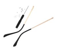 MOLUCKFU Metal Temple Arms Universal Glasses Temple Replacement for Reading Frames 5.12 in 1 Pair Golden