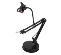 MOLUCKFU Mic Stand Desk Adjustable Table Top Microphone Stands Mic Bracket for Phone