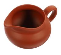 MOLUCKFU Milk Dispenser Vintage Ceramic Coffee Jug with Handle Pointed Spout Pouring Dispenser for Milk Tea Juice Soy Sauce Ketchup Salad BBQ Buffet Home Restaurant