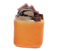 MOLUCKFU Miniature Dessert Model Adorable Faux Ice Cream Bread for Dollhouse Decoration DIY Craft Accessories for Mini Food Displays and Role Play