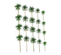 MOLUCKFU Miniature Faux Palm Trees for DIY House Landscape Supplies Lifelike Plastic Palm Tree Models with Vivid Details for Gardens Dollhouses and Home Decor Accessories