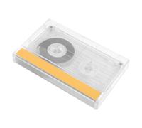 MOLUCKFU minute Protective Blank Performance Stable Audio Cassette for Tape Plastic Case Recording and DIY Projects Lectures