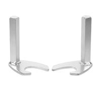 MOLUCKFU Motorcycle Kickstand Puck Heavy-duty Load Aluminum Alloy U-shaped Frame Accessories for Sports Bike Paddock Stand Support Side Stand Pad with Wear-resistant Surface and Fit