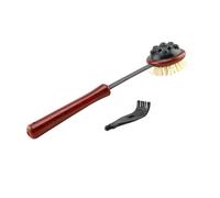 MOLUCKFU Multifunctional Massage Knock Hammer Back Scratcher Health Massager for Body Relaxation Brown Handheld Percussion Massage Tool for Home and Fitness Use