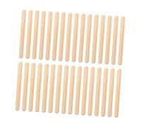 MOLUCKFU Music Rhythm Sticks Wooden Beating Sticks 32pcs Khaki Rounded Edges Safe Percussion Instruments for Indoor and Outdoor Playing to Cultivate Musical Literacy in Toddlers
