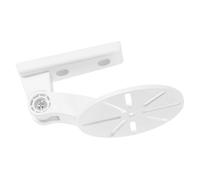 MOLUCKFU No Drill Camera Wall Mount Bracket with Adhesive Installation Adjustable Angle Holder for Ring Floodlight Dome Cameras and Mini Projectors Compact White Corner Shelf for Home