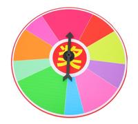 MOLUCKFU Party Fun Wall Hanging Prize Wheel Game Prop Lightweight Rotary Draw Wheel for Carnivals Trade Shows Classrooms and Holiday Activities Easy to Use with Craftsmanship