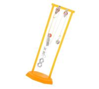 MOLUCKFU Physics Pulley System Kit with Fixed and Movable Pulleys for Primary and Secondary School Science Experiments