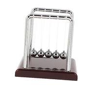 MOLUCKFU Physics Teaching Gadget Newton Pendulum Balls Energy Conservation Demonstration Kit Perpetual Motion Educational Science Experiment for Office Home Study