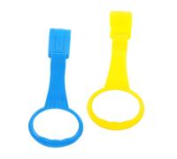 MOLUCKFU Playpen Pull up Handles Set for Infants 2pcs Learning Rings Teething Toys for Babies Safe Durable Toys