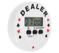MOLUCKFU Poker Timer Digital Countdown Clock Portable Timer for Poker Parties Family Gatherings and Card Game Accessories with Button Battery Powered Design