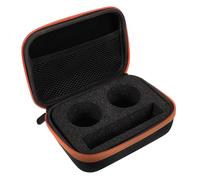 MOLUCKFU Portable Yoyo Ball Storage Case with Zippered Compartment Lightweight Yoyo Holder for Travel Home Outdoor Use Professional Design with Orange Trim