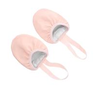 MOLUCKFU Professional Half Sole Ballet Dance Shoes Non-Slip Breathable for Women Adults Material for Ballet Yoga Jazz Ballroom and Modern Dance Training Beige