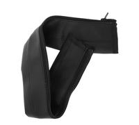 MOLUCKFU Protective Baby Stroller Handlebar Cover Pu Leather Grip with Zipper Closure Universal Stroller Handle Sleeve Replacement Armrest Protector for Travel Use