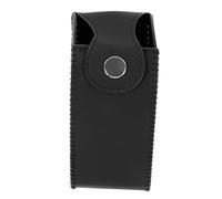 MOLUCKFU PU Leather Car Sunglasses Holder Box with Iron Frame Scratch Resistant Eyeglass Storage for Vehicle Visor Compatible with Car Models Stylish Organizer for Sunglasses and Glasses