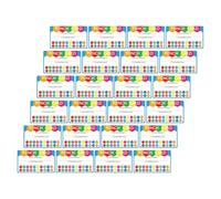 MOLUCKFU Punch Cards Reward System 50pcs Paper 3.9x2.4in with Round Hole for Student Motivation and Classroom Decoration