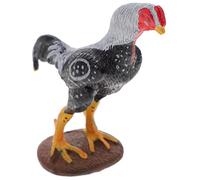 MOLUCKFU Realistic Gamecock Model Toy for Kids Educational Plastic Animal Figurine Farm Decoration for Fun Learning and Play for Home and Classroom