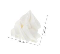 MOLUCKFU Realistic Simulation Ice Cream Ball Prop for Decoration and Photography Interactive DIY Fake Ice Cream Model for Cake and Dessert Display Creative for All Ages