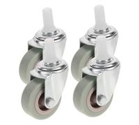 MOLUCKFU Replacement Casters for Mop Bucket Wheels 5cm Galvanized Frame Heavy Duty Plastic Swivel Repair Casters for Commercial Cleaning Mop Bucket Accessories 4pcs